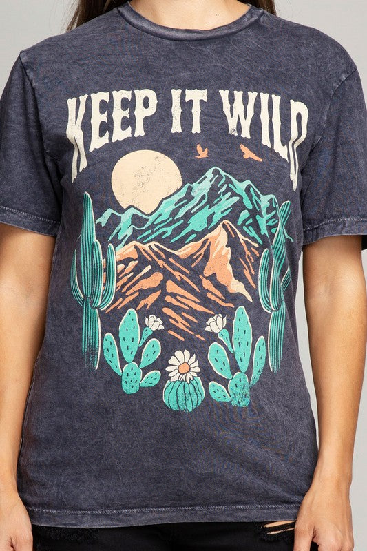 Keep It Wild Graphic Top